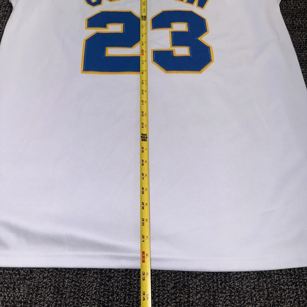 Vintage Laney High School Michael Jordan #23 Sewn Basketball Jersey White Size52
